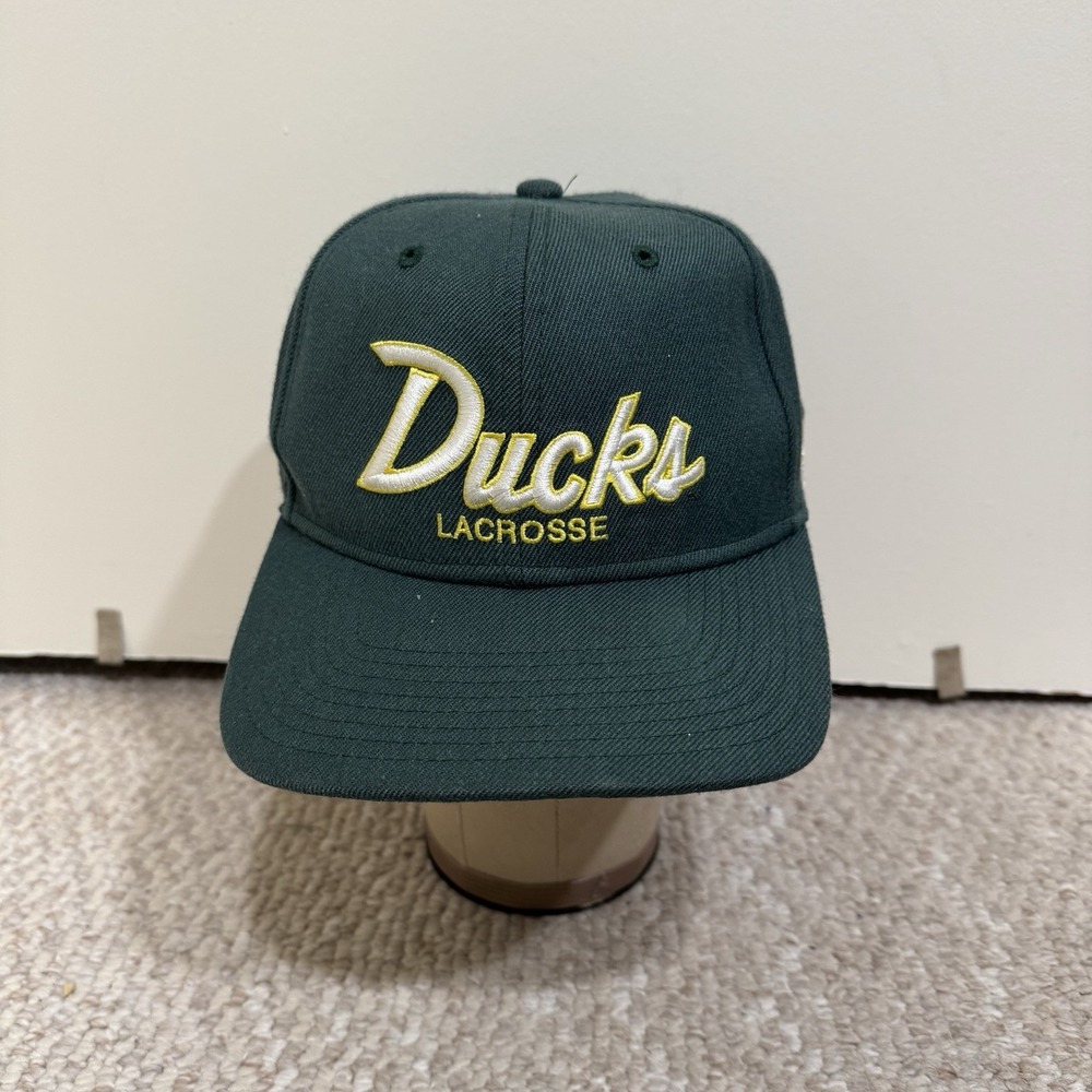 Oregon Ducks Hat Mens Green Nike Lacrosse Adjustable Strapback Cap
